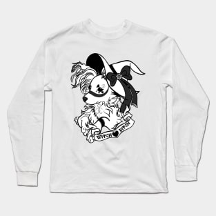 Witch Bitch - Black and white Long Sleeve T-Shirt